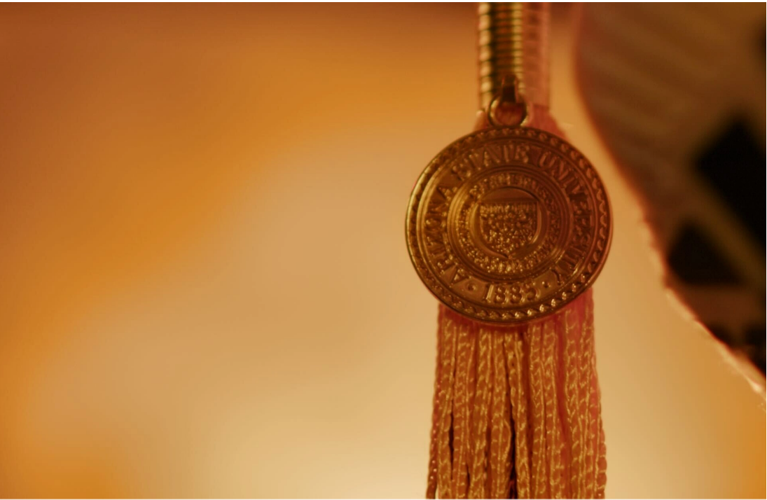 An ASU medallion